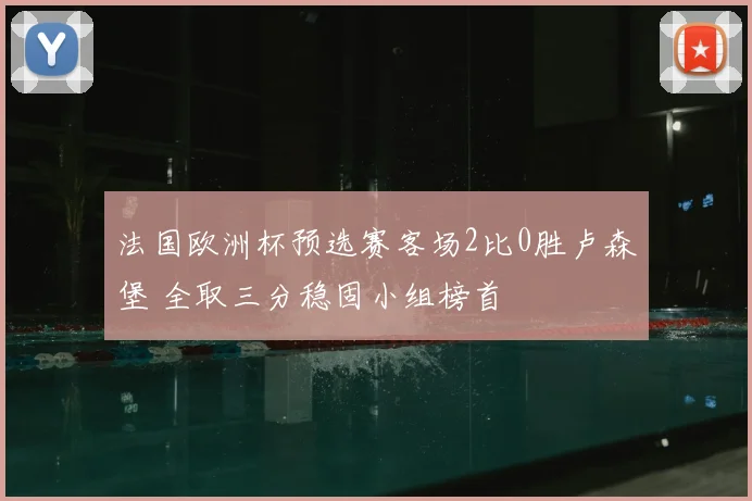 法国欧洲杯预选赛客场2比0胜卢森堡 全取三分稳固小组榜首